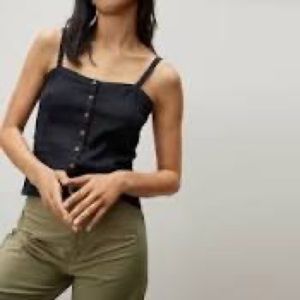 EVERLANE Linen Picnic Top